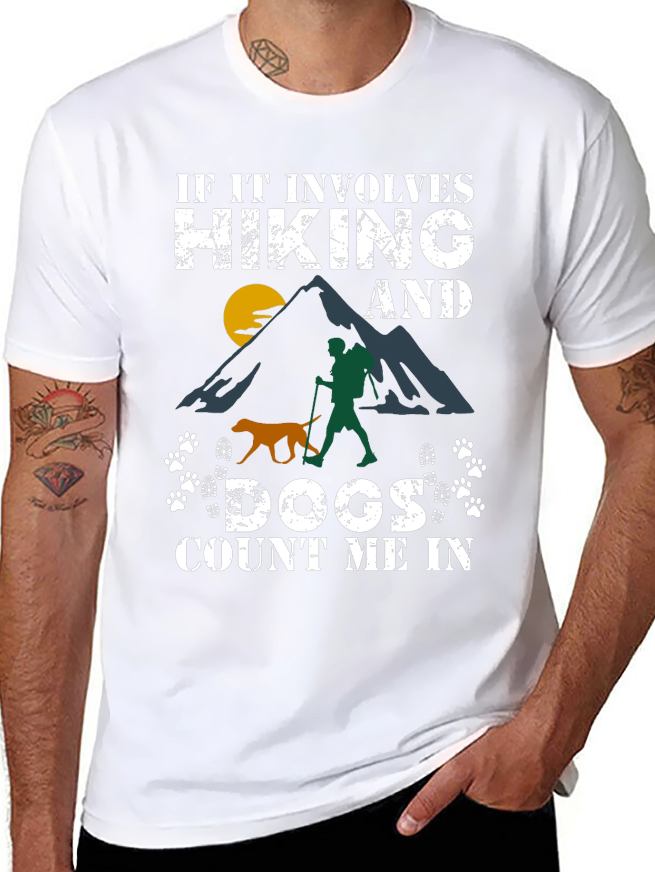 Hiking & Dogs Graphic Tee