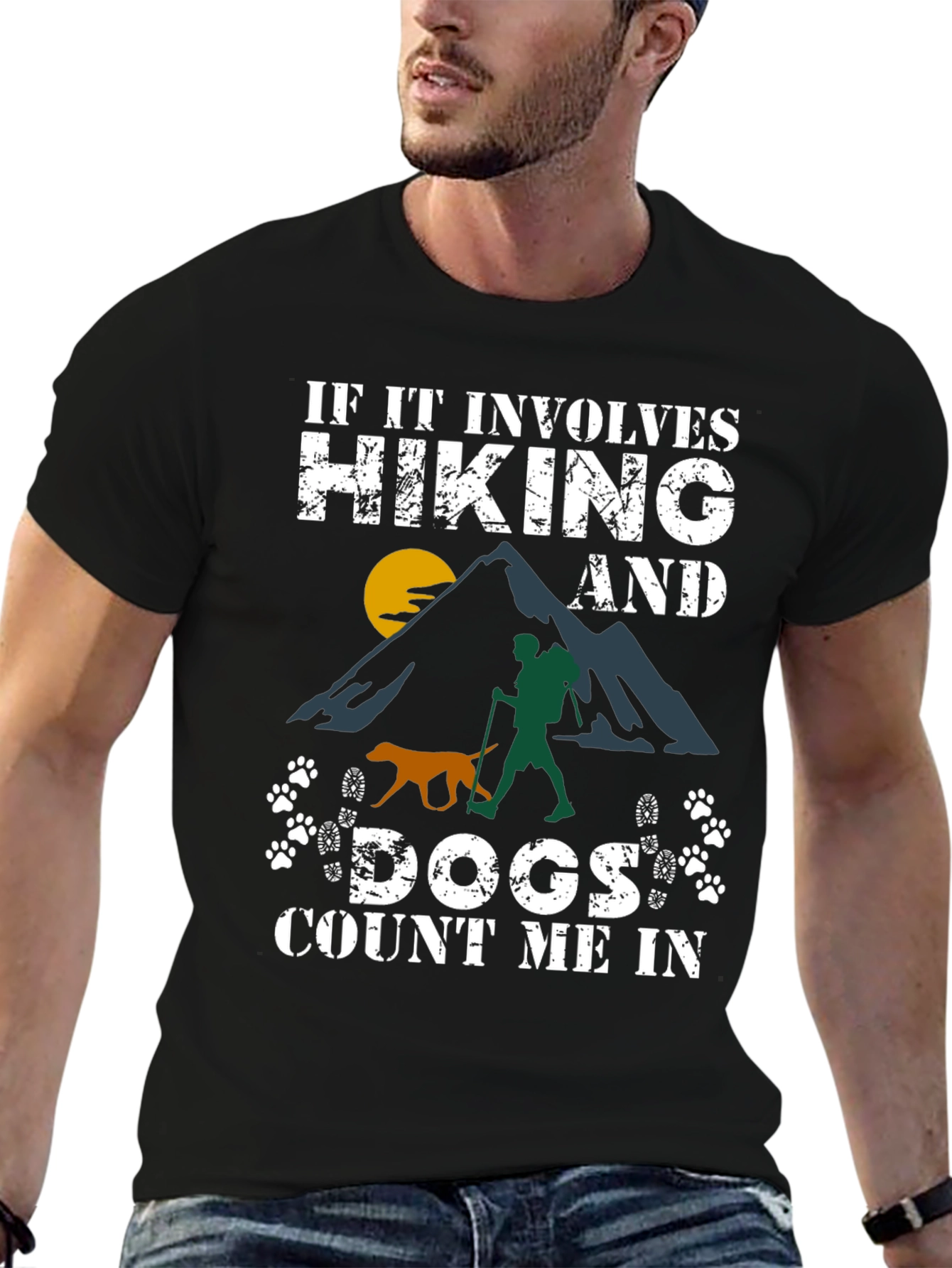 Hiking & Dogs Graphic Tee