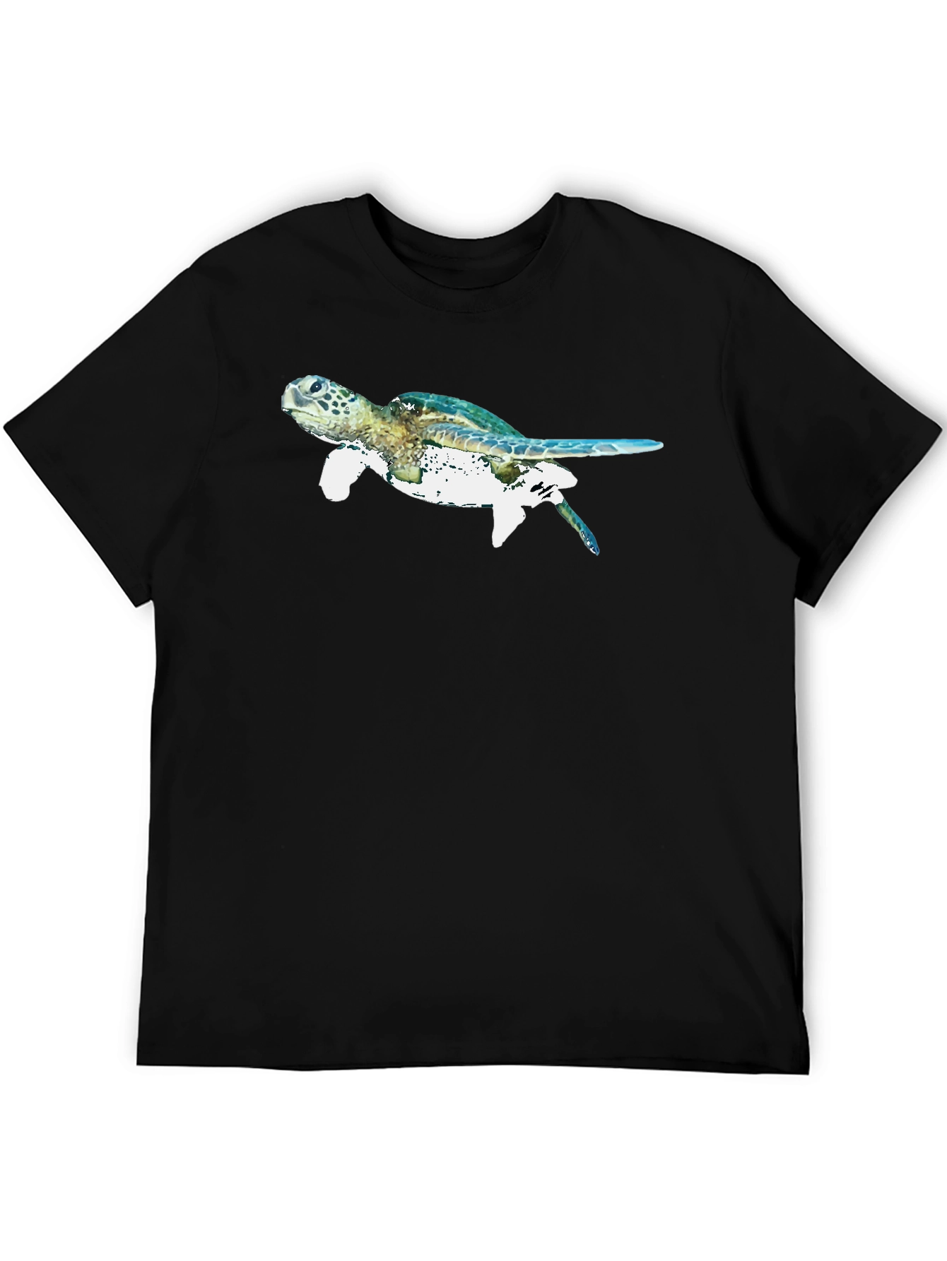 Sea Turtle Graphic Black T-Shirt