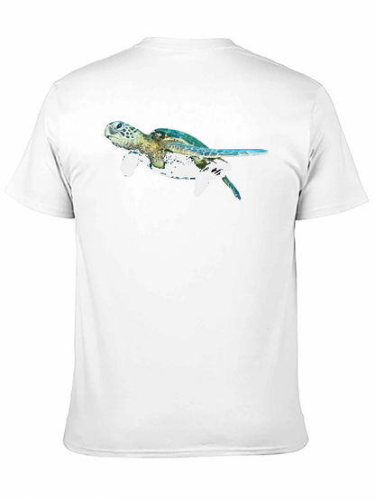 Sea Turtle Graphic Black T-Shirt