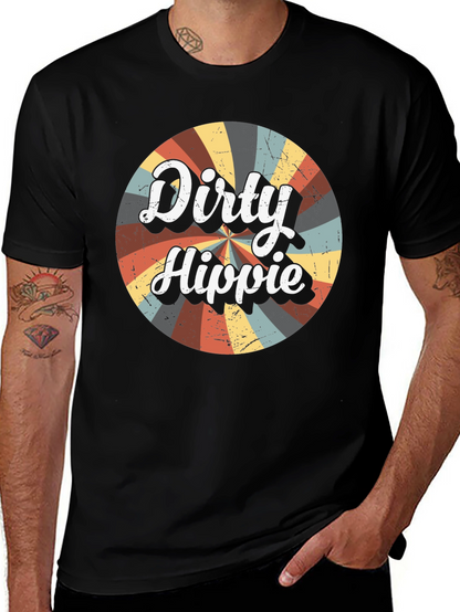 Dirty Hippie Retro Graphic T-Shirt