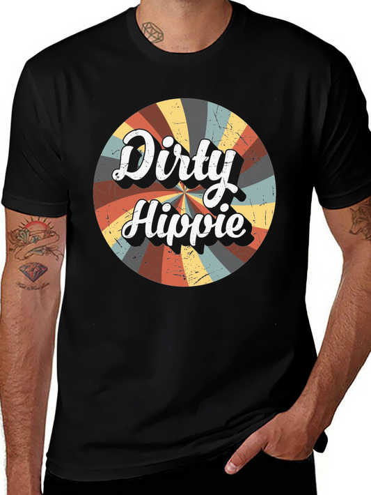 Dirty Hippie Retro Graphic T-Shirt