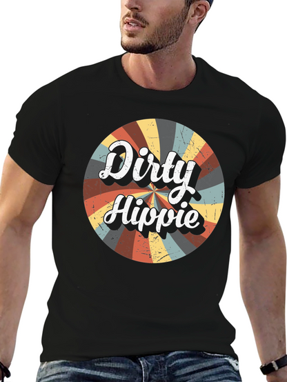 Dirty Hippie Retro Graphic T-Shirt