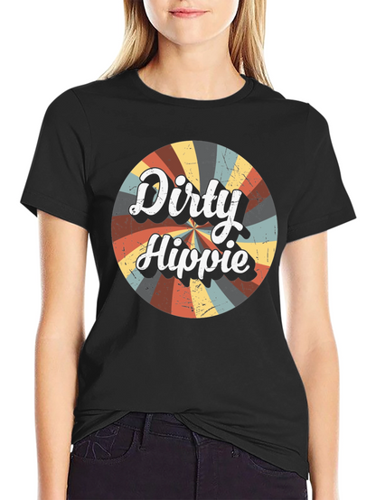 Dirty Hippie Retro Graphic T-Shirt