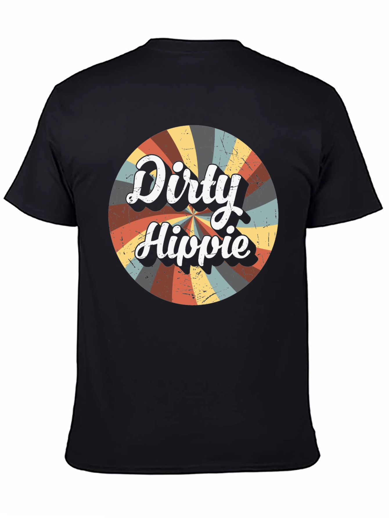 Dirty Hippie Retro Graphic T-Shirt