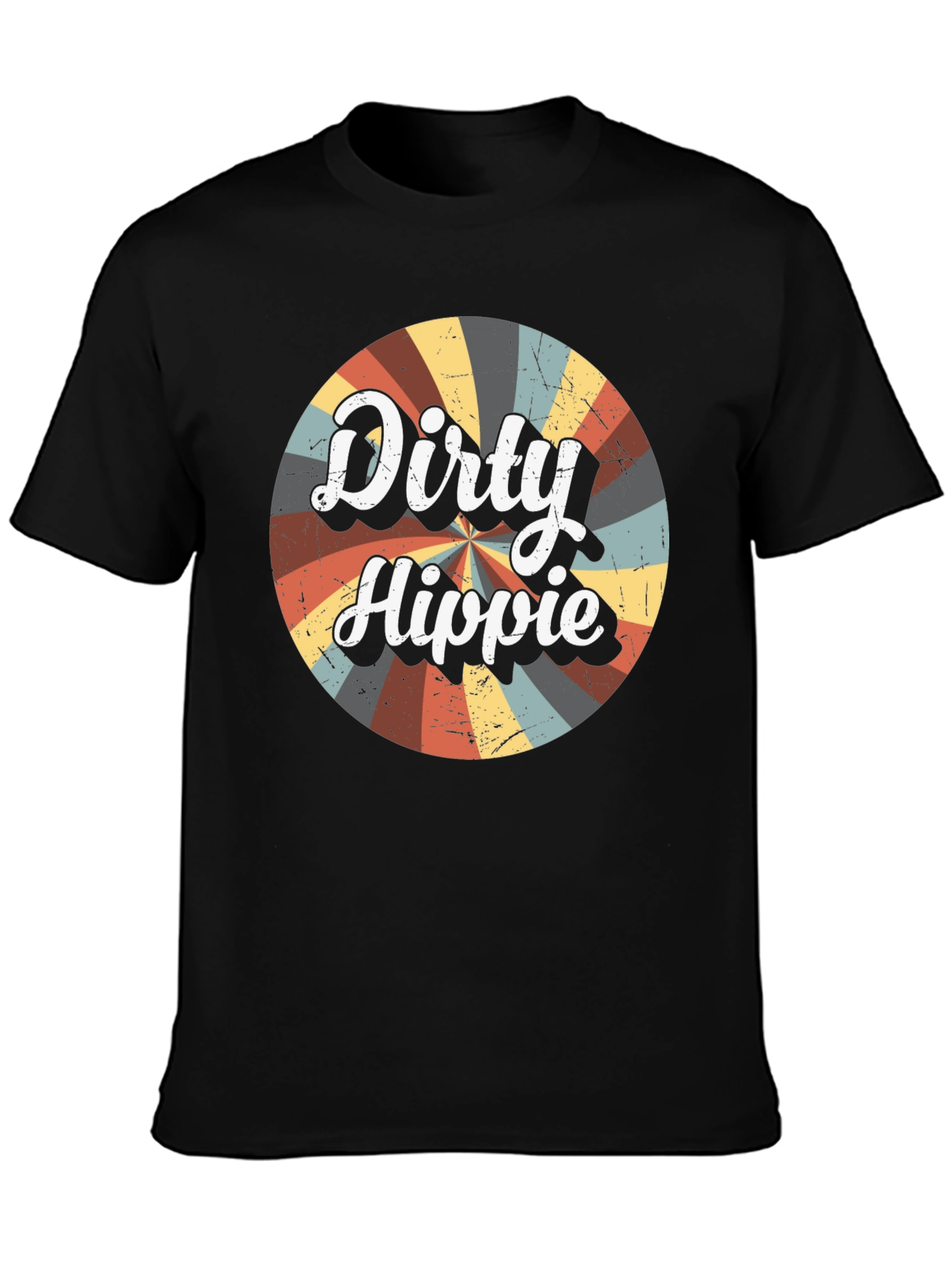 Dirty Hippie Retro Graphic T-Shirt