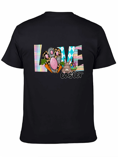 Easter Love T-Shirt Cute Bunny Paw Graphic Tee