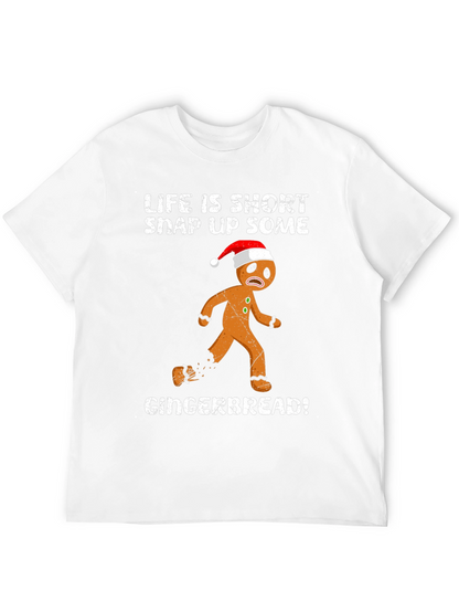 Life Is Short Gingerbread Graphic Tee