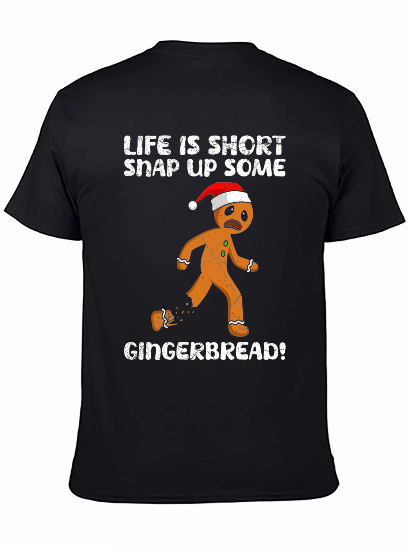 Life Is Short Gingerbread Graphic Tee