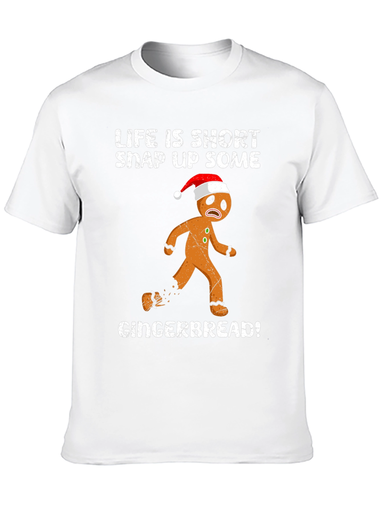 Life Is Short Gingerbread Graphic Tee
