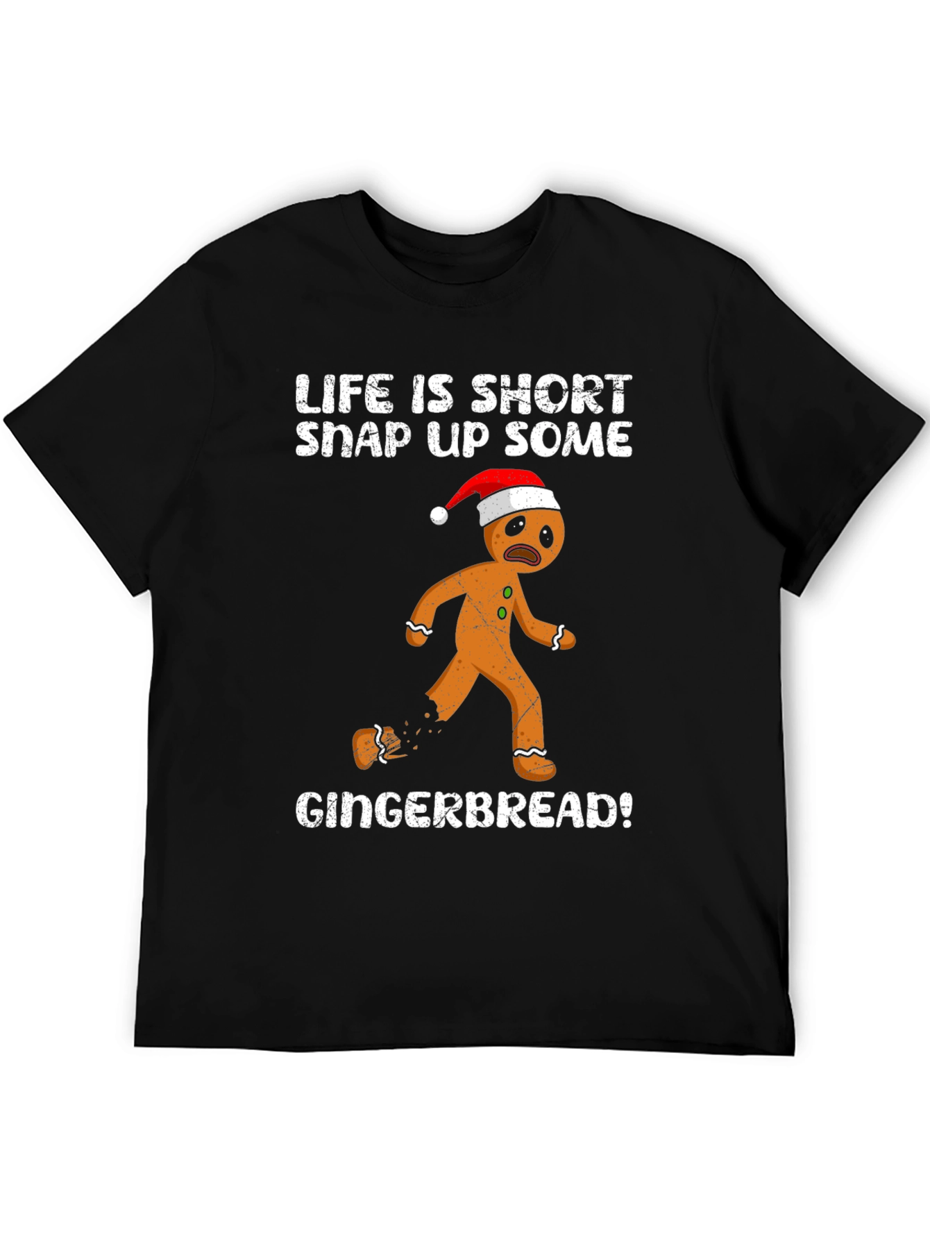 Life Is Short Gingerbread Graphic Tee