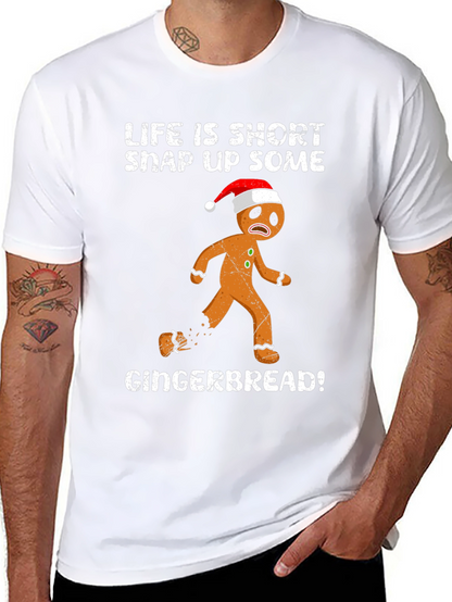 Life Is Short Gingerbread Graphic Tee