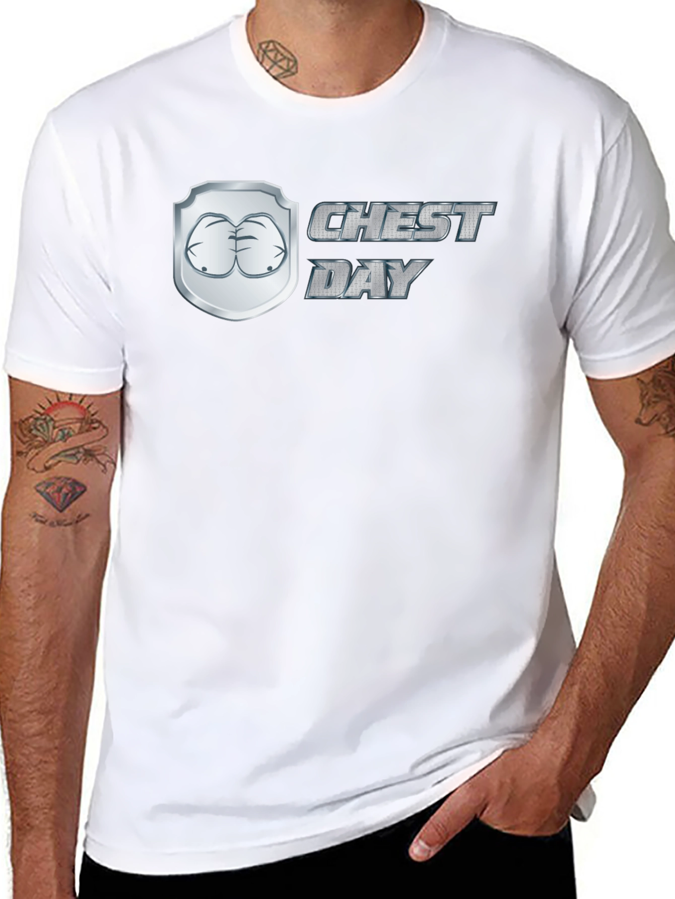 Chest Day Graphic T-Shirt