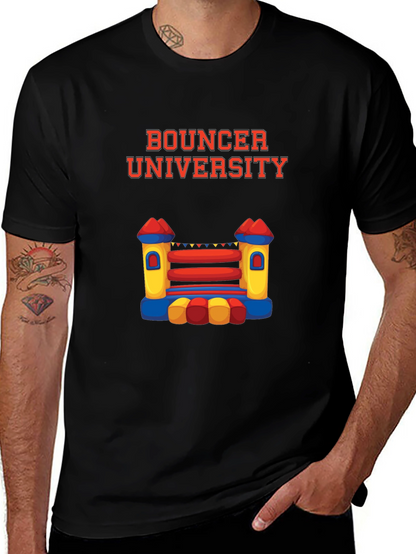 Bouncer University Black Graphic Tee