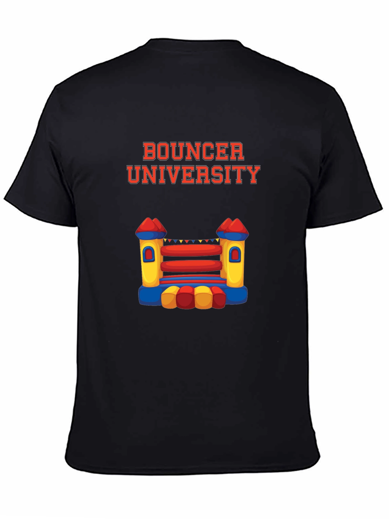 Bouncer University Black Graphic Tee