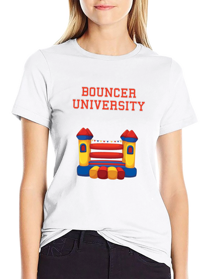 Bouncer University Black Graphic Tee