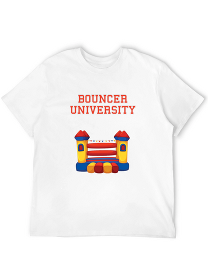 Bouncer University Black Graphic Tee