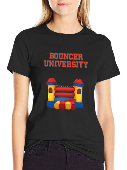 Bouncer University Black Graphic Tee