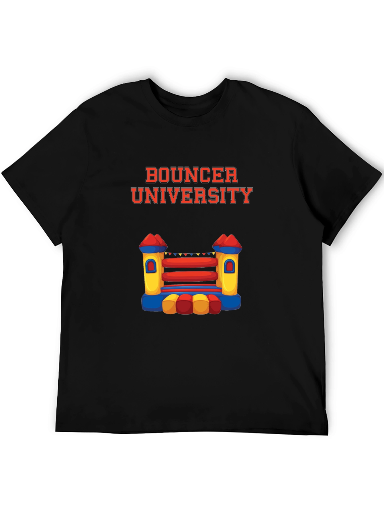 Bouncer University Black Graphic Tee