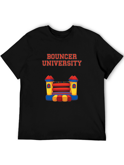 Bouncer University Black Graphic Tee