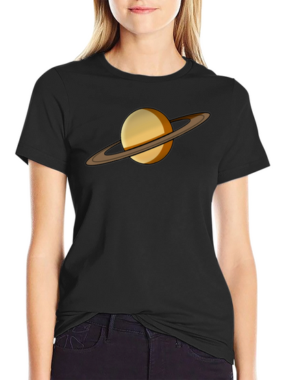 Saturn Graphic Tee - Celestial Style T-Shirt