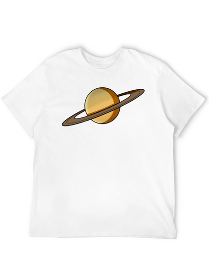 Saturn Graphic Tee - Celestial Style T-Shirt