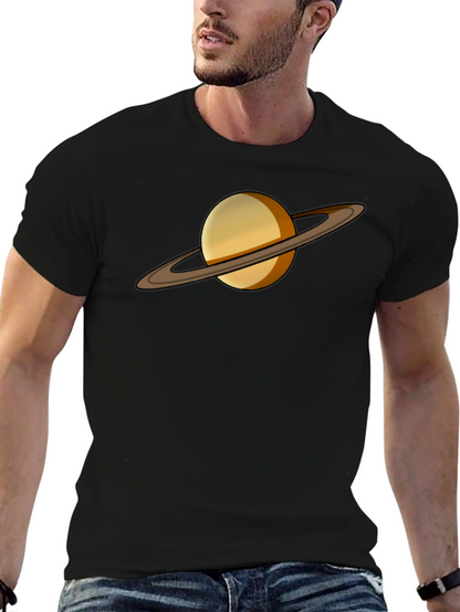 Saturn Graphic Tee - Celestial Style T-Shirt