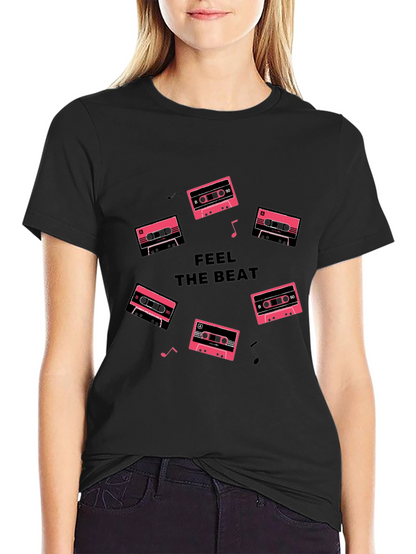 Feel the Beat Cassette Tape T-Shirt