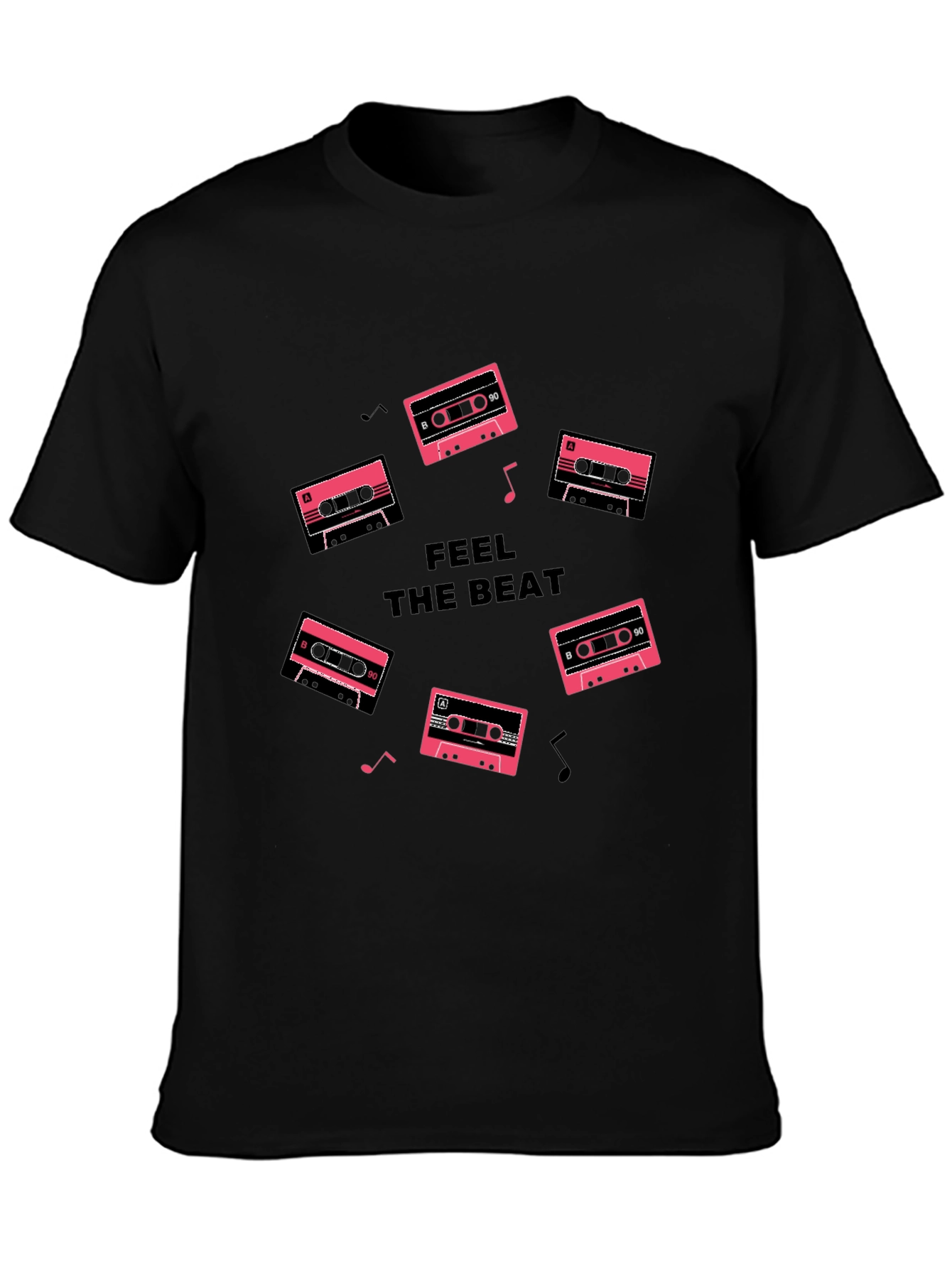 Feel the Beat Cassette Tape T-Shirt
