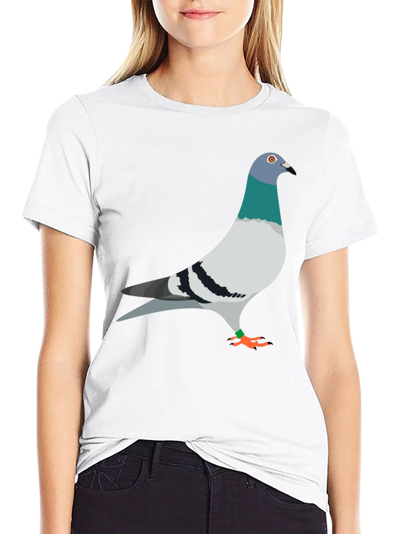 Pigeon Graphic Tee - Classic Comfort