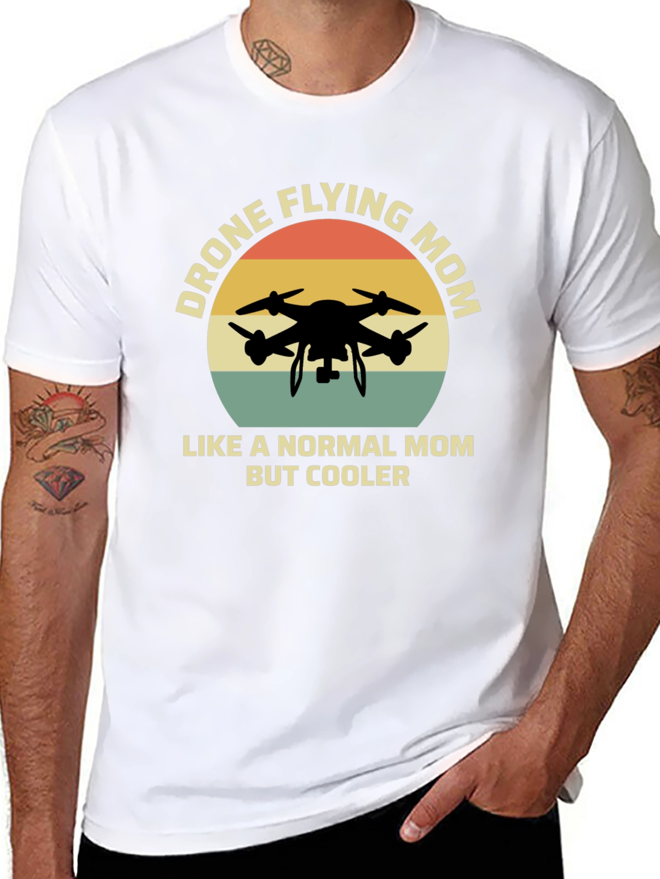 Drone Flying Mom T-Shirt - Cool Mothers Day Gift