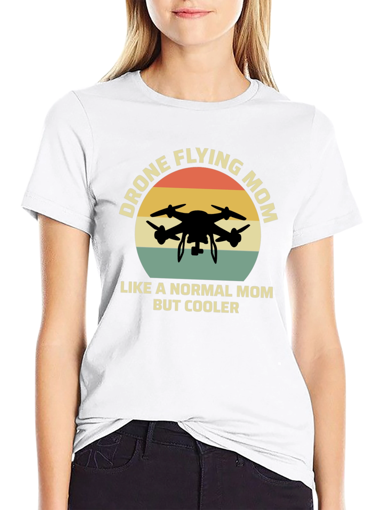 Drone Flying Mom T-Shirt - Cool Mothers Day Gift