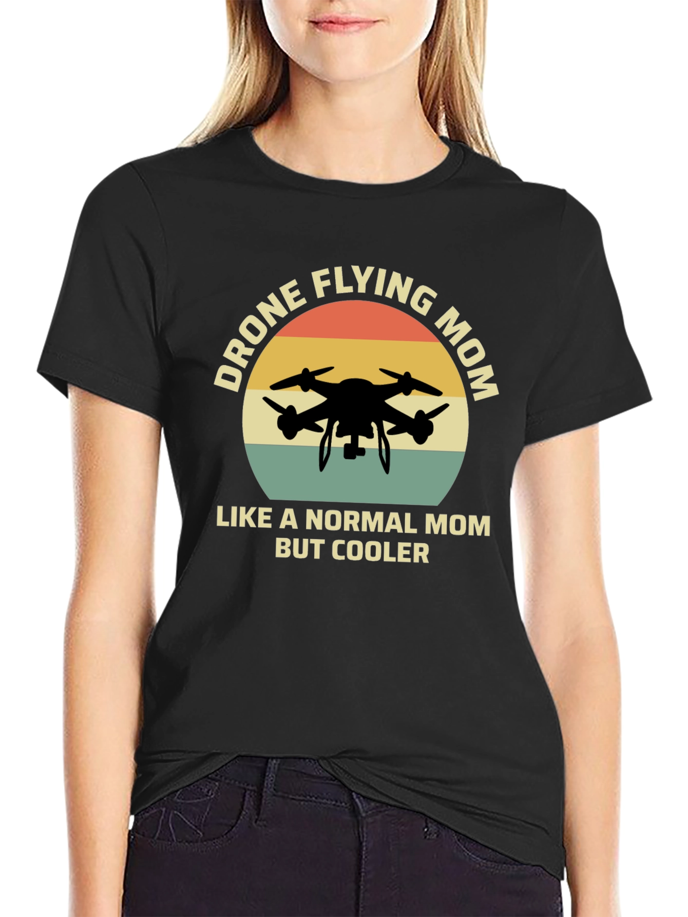 Drone Flying Mom T-Shirt - Cool Mothers Day Gift