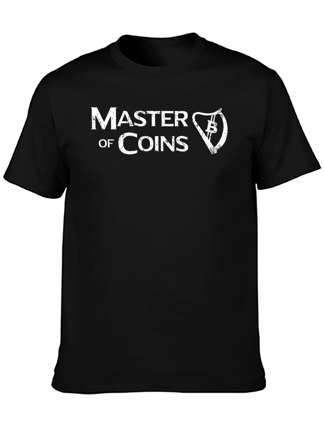 Master of Coins Black Graphic Tee