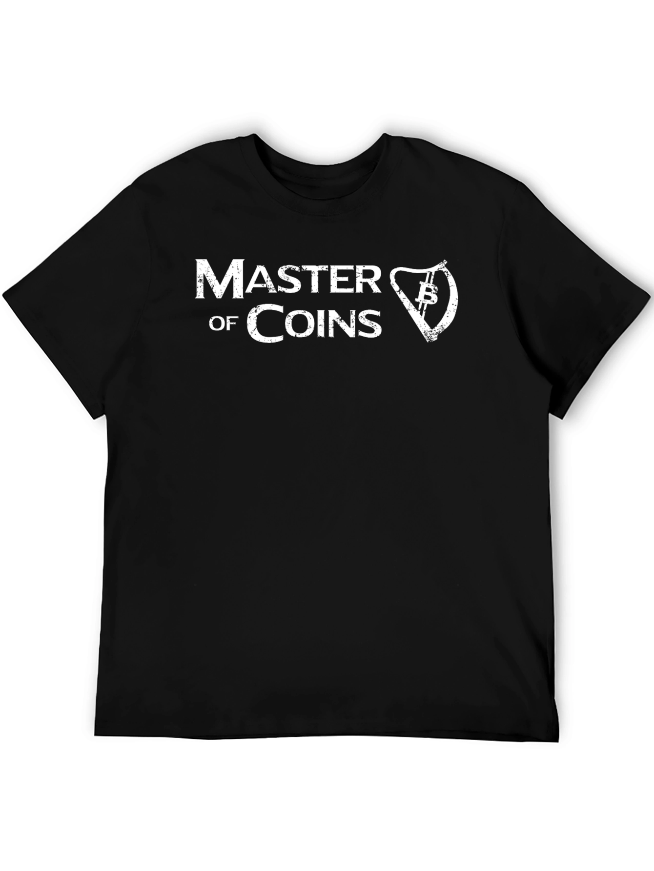 Master of Coins Black Graphic Tee