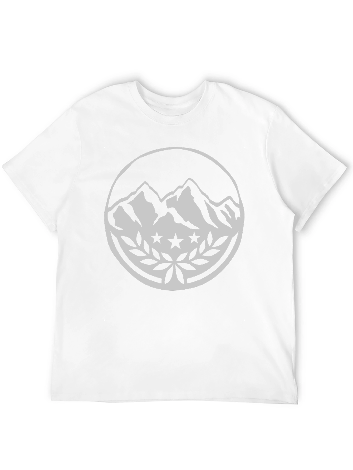 Mountain Stars Graphic Black T-Shirt