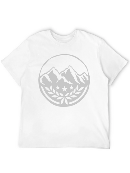 Mountain Stars Graphic Black T-Shirt