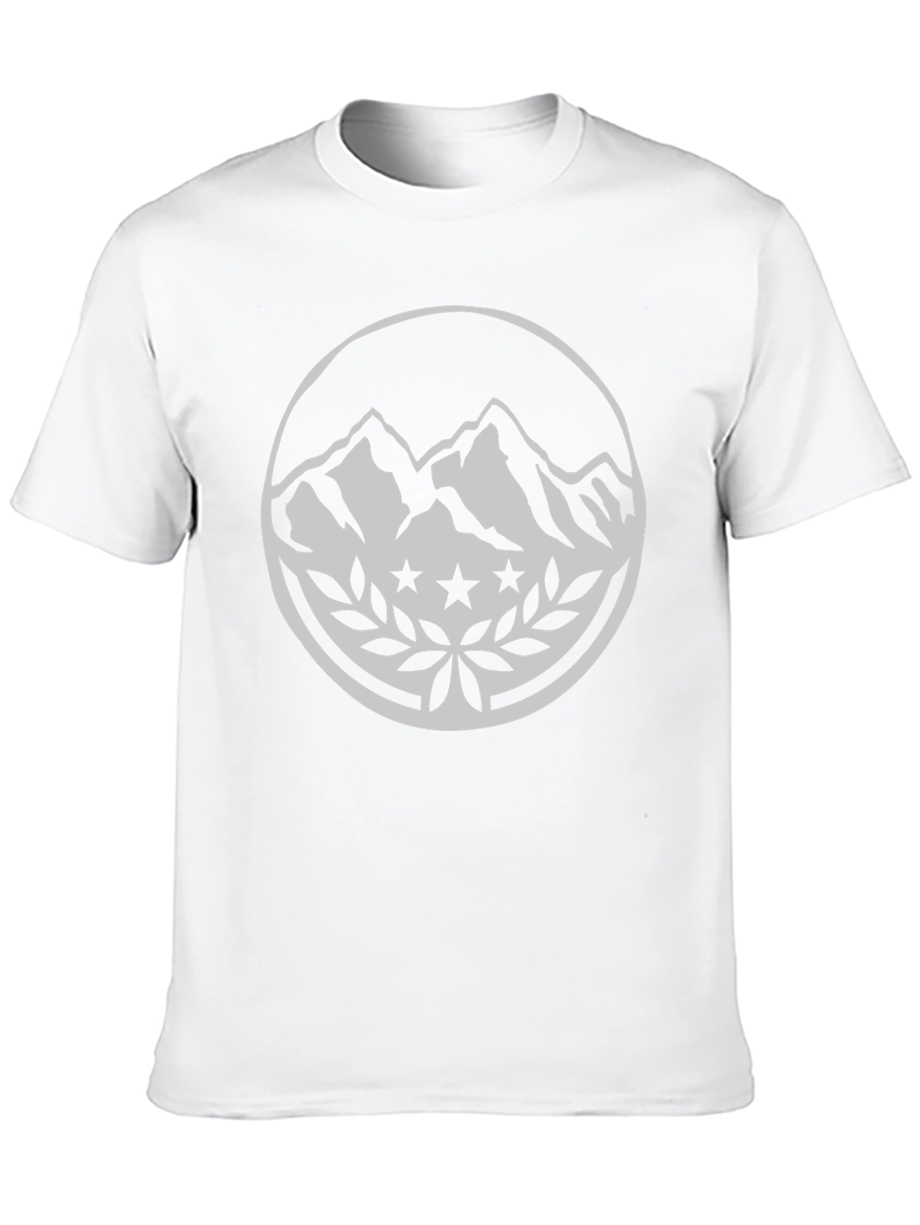 Mountain Stars Graphic Black T-Shirt