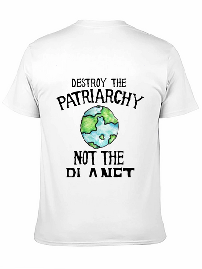 Destroy Patriarchy Earth Graphic Tee