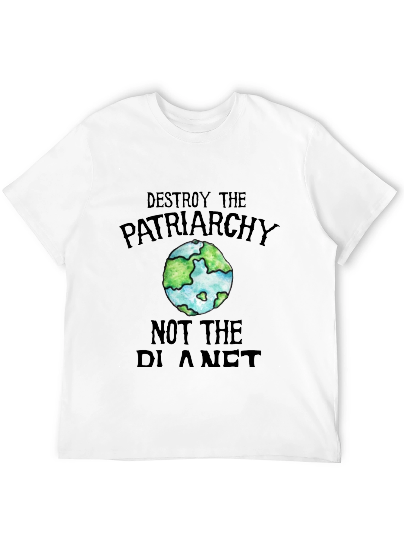 Destroy Patriarchy Earth Graphic Tee