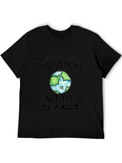 Destroy Patriarchy Earth Graphic Tee