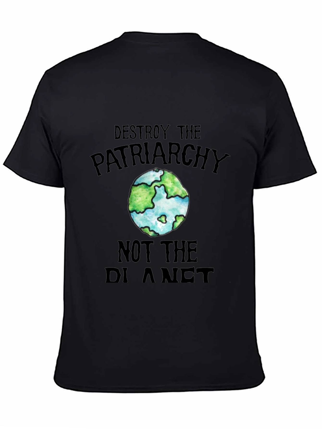 Destroy Patriarchy Earth Graphic Tee