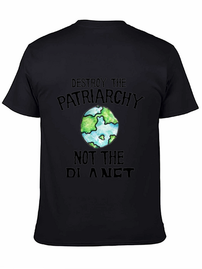 Destroy Patriarchy Earth Graphic Tee