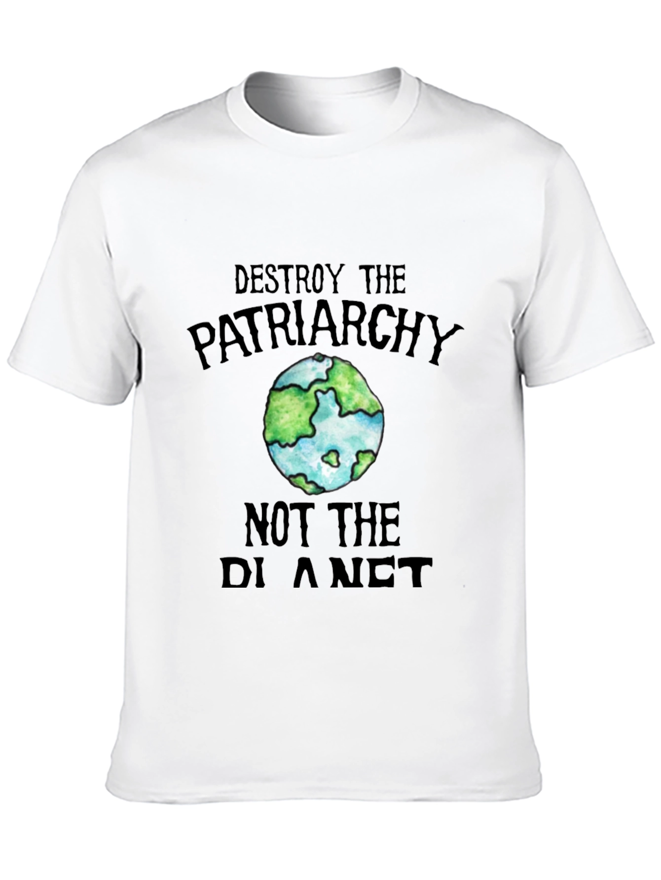 Destroy Patriarchy Earth Graphic Tee