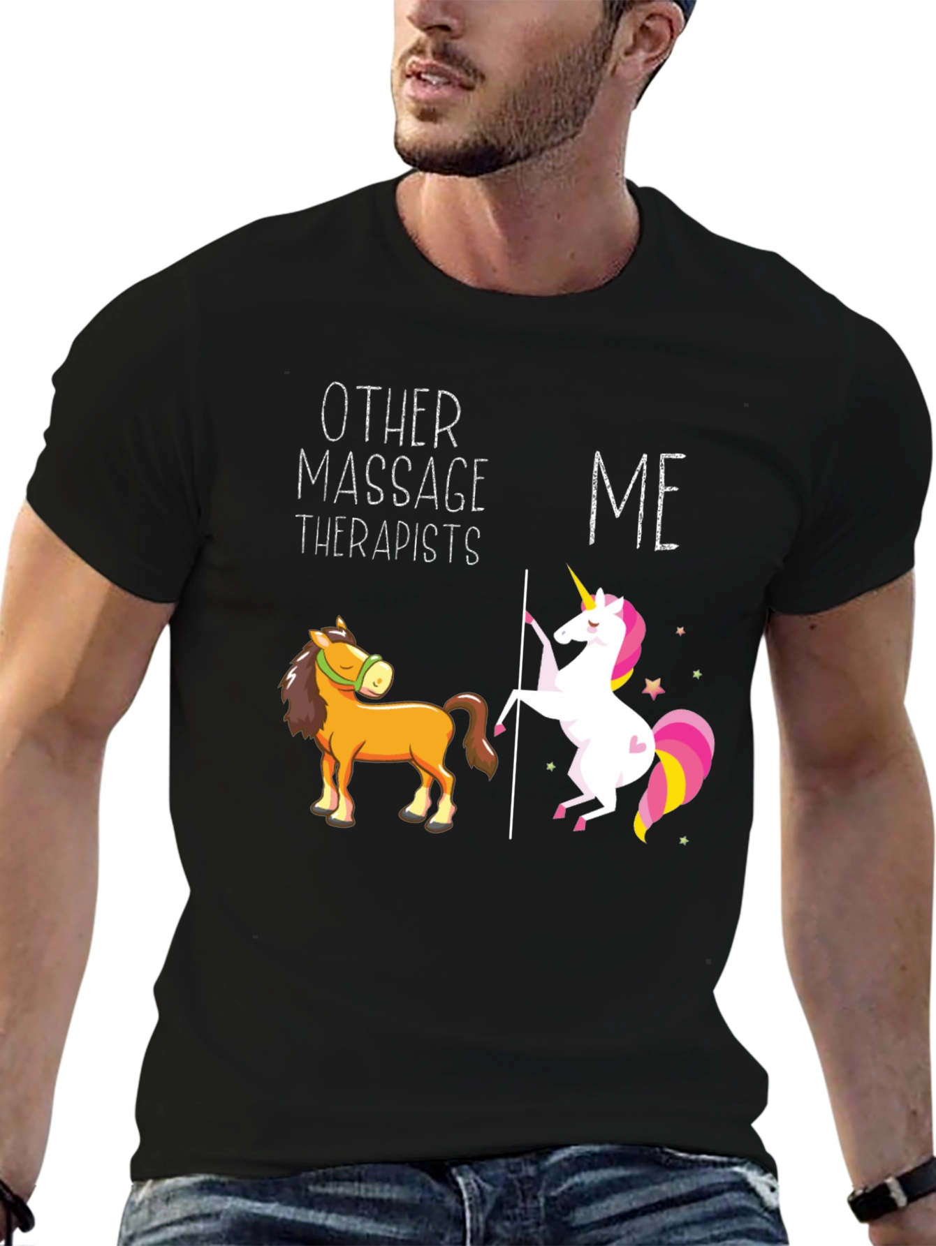 Massage Therapist Unicorn T-Shirt