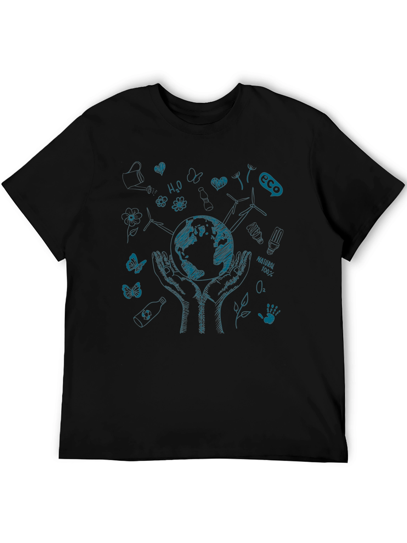 Eco-Friendly Graphic Print T-Shirt