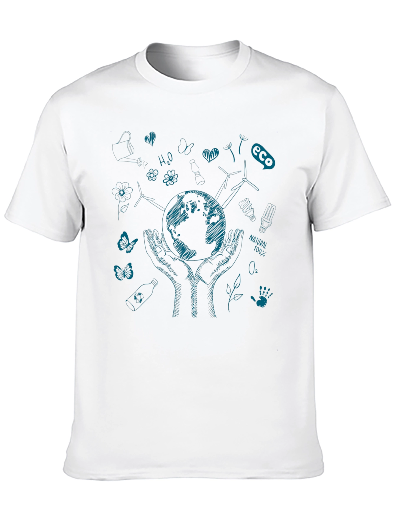 Eco-Friendly Graphic Print T-Shirt