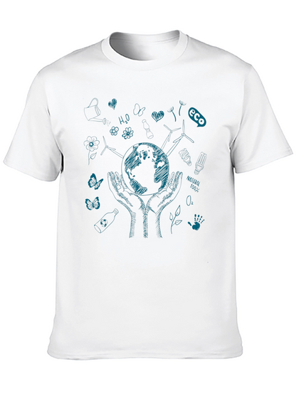 Eco-Friendly Graphic Print T-Shirt