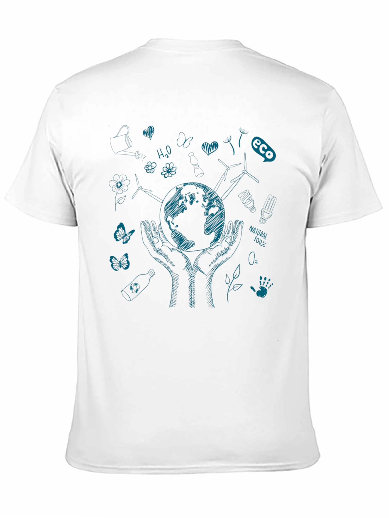Eco-Friendly Graphic Print T-Shirt
