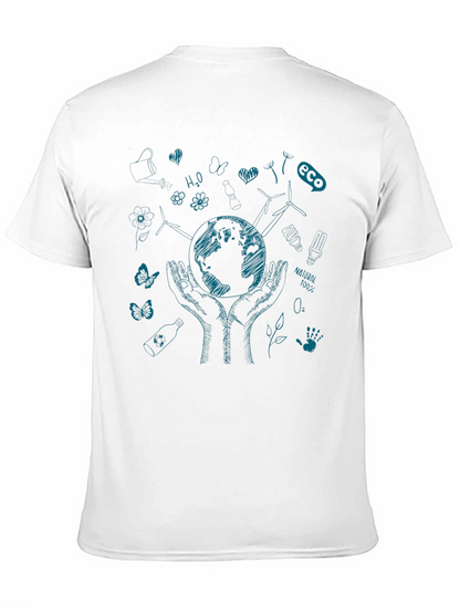 Eco-Friendly Graphic Print T-Shirt